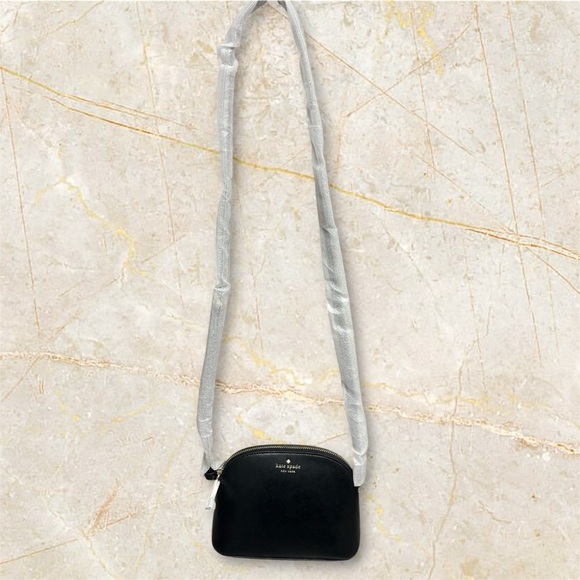 Kate Spade Small Black Dome Crossbody Purse NWOT - Picture 6 of 12